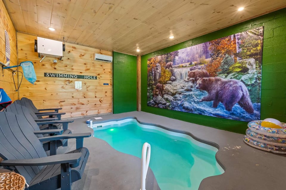 Modern Cabin with Pool Hot Tub Games & More Cabin in Sevier County