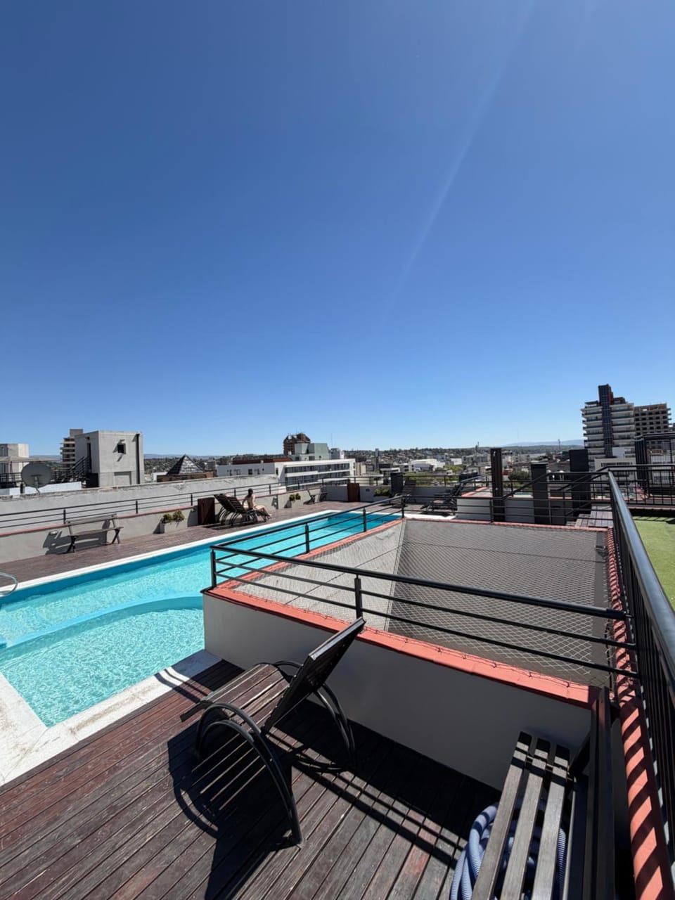 Day, View (from property/room), Balcony/Terrace, Pool view, Swimming pool, sunbed