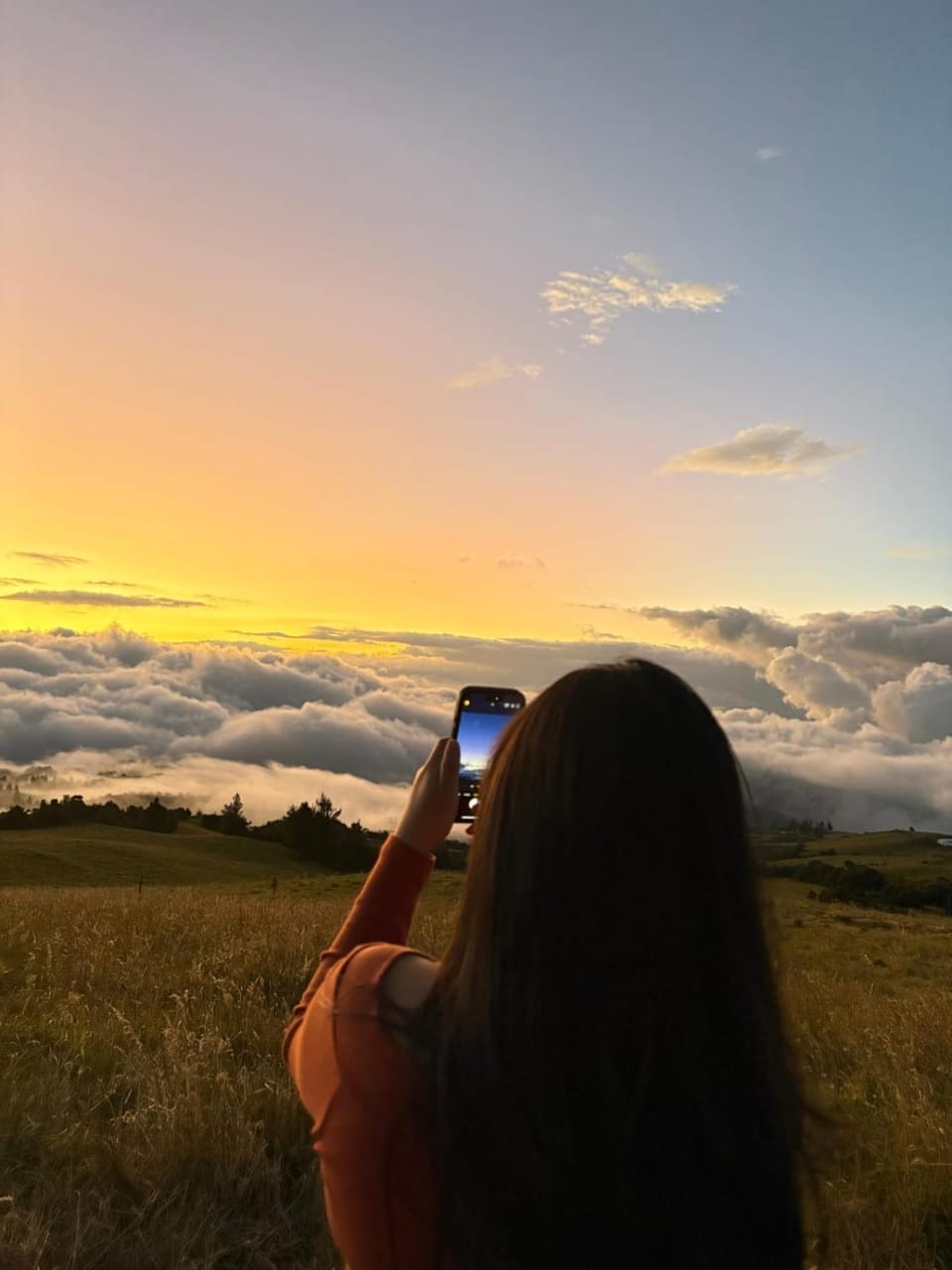 Natural landscape, Hiking, Sunset