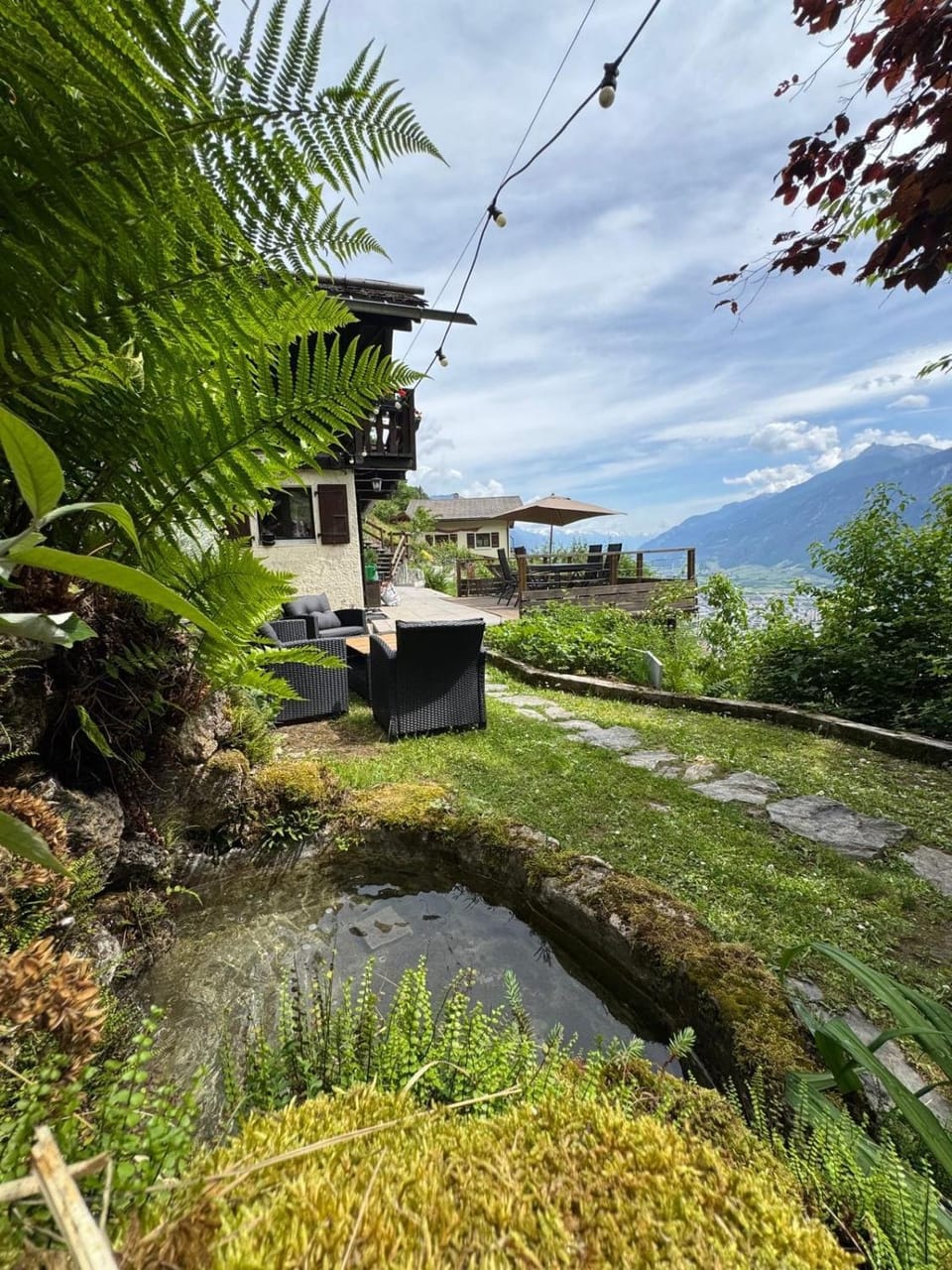 Day, Natural landscape, Garden, Garden view, Mountain view, River view