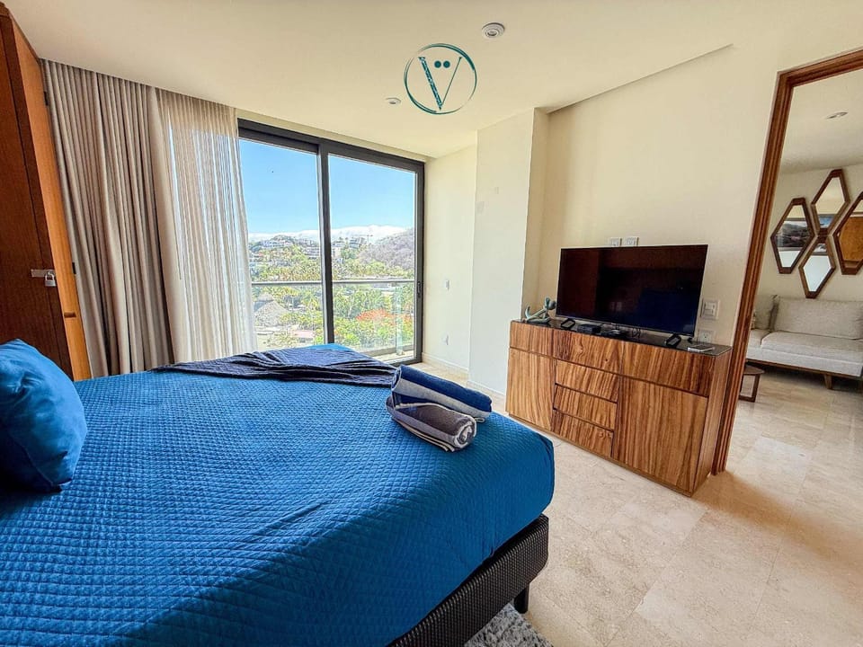 Luxury Oceanview 2BR La Cruz de Huanacaxtle Apartment in Mesa Quemada