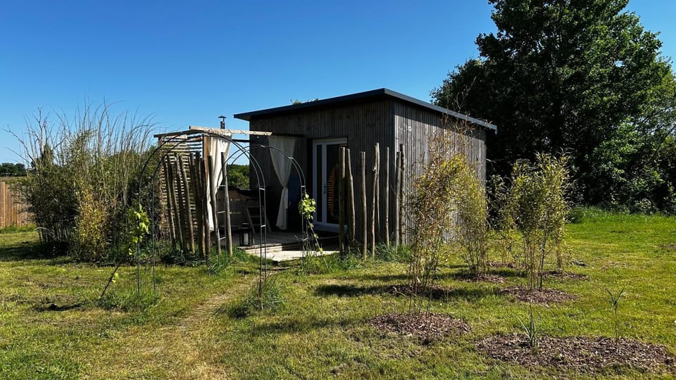 Ecolodge premium avec bain nordique Nature lodge in Pays de la Loire