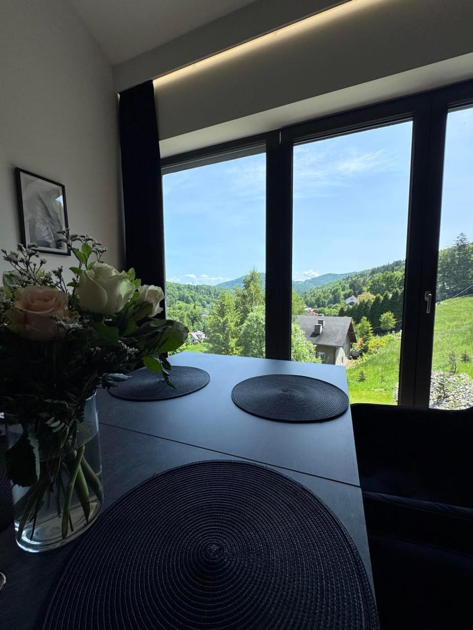 Natural landscape, Dining area, Mountain view