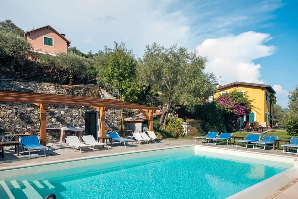 Property building, Patio, Garden, Garden view, Pool view, Swimming pool, sunbed