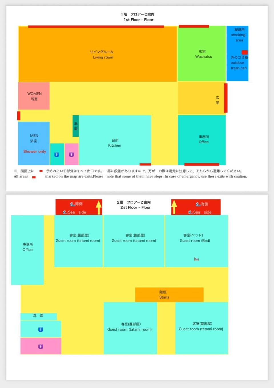 Area and facilities