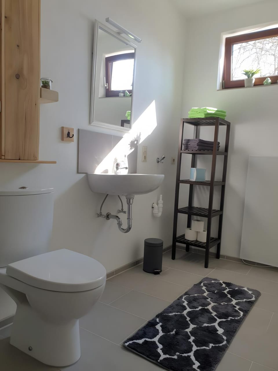 Bathroom, Living room