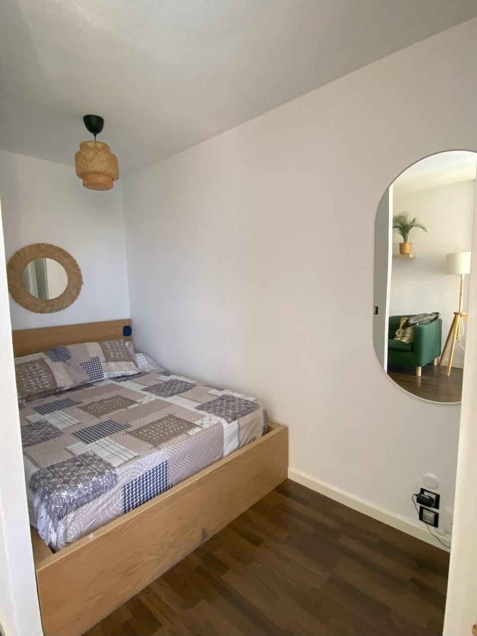 Bed, Photo of the whole room, Bedroom, wardrobe