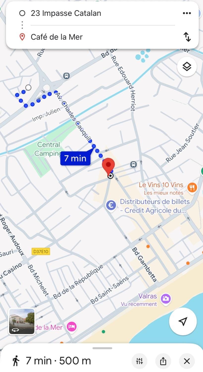T2 ground floor near beach Apartment in Occitanie