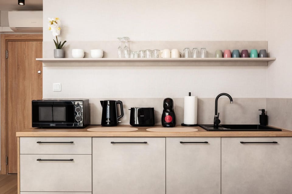 Coffee/tea facilities, Kitchen or kitchenette, toaster