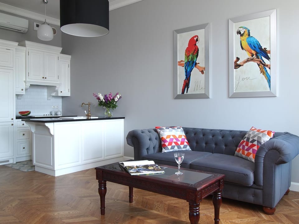 Living room, Photo of the whole room, Seating area
