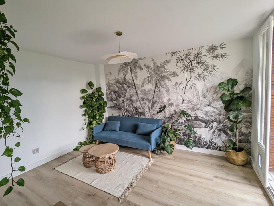 T2 au calme, balcon, proche métro, parking gratuit Apartment in Caluire-et-Cuire