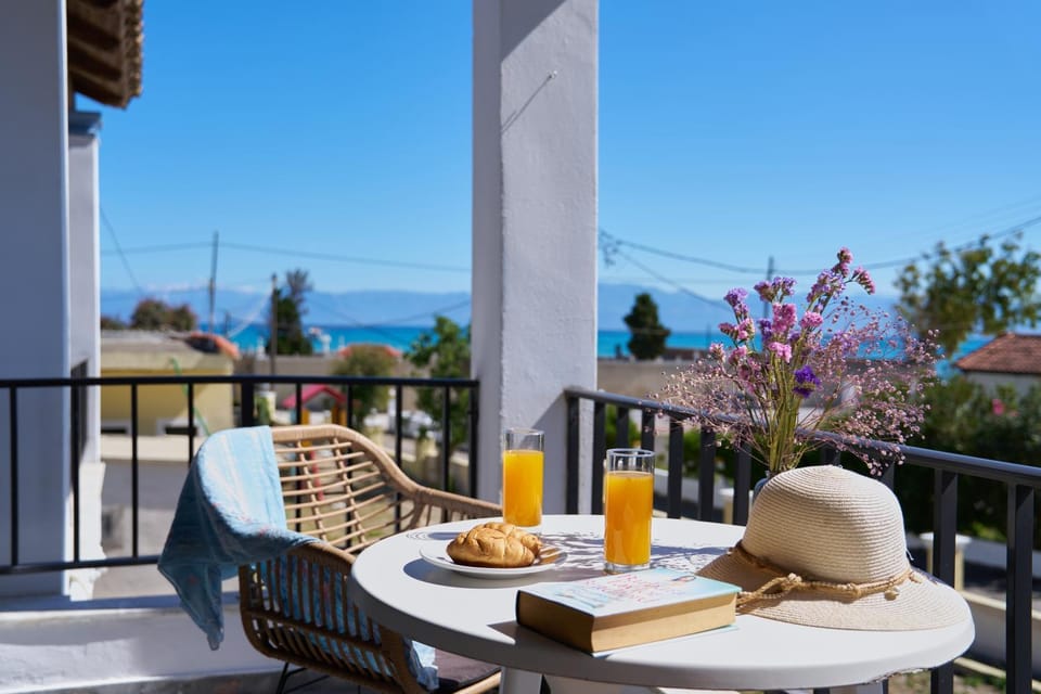 View (from property/room), Balcony/Terrace, Sea view