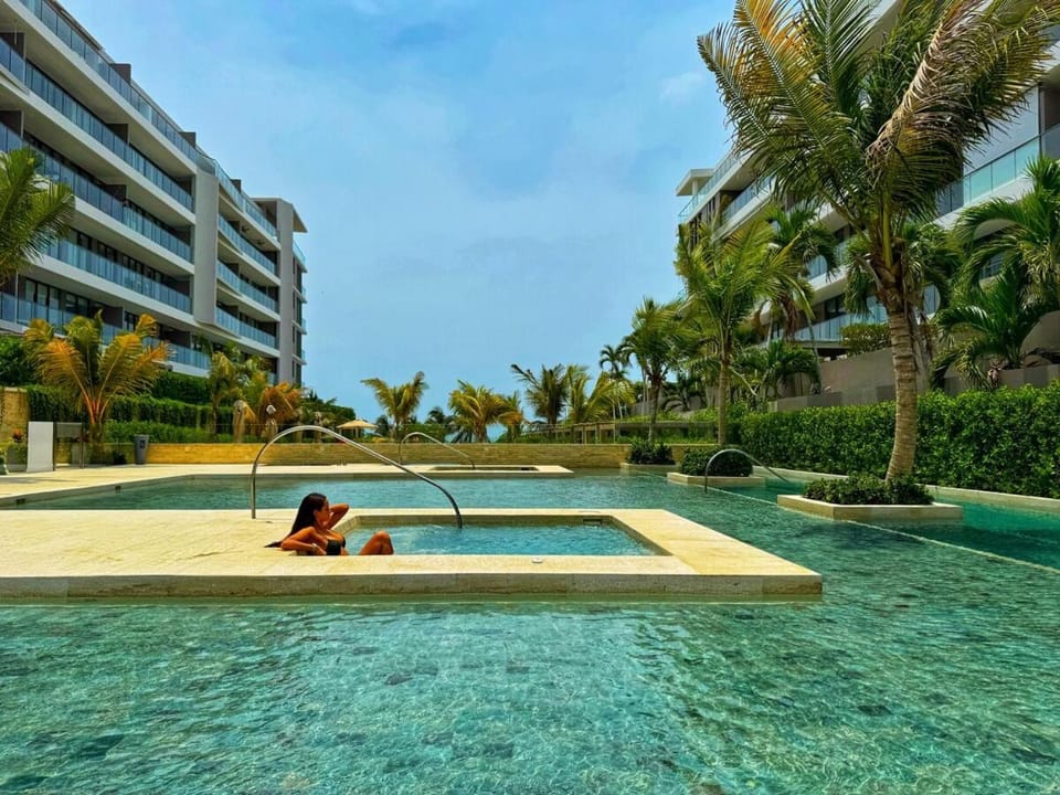 Property building, Pool view, Swimming pool