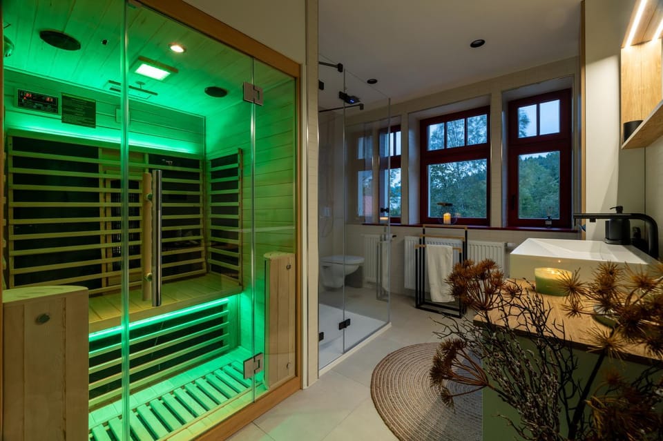 Sauna, Bathroom, towels