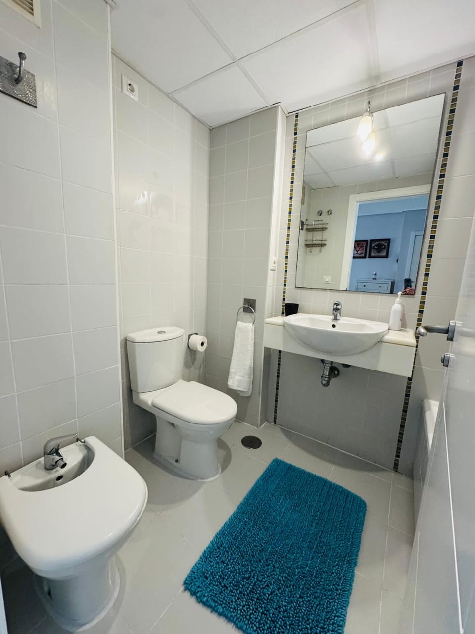 Toilet, Bathroom, bidet, towels