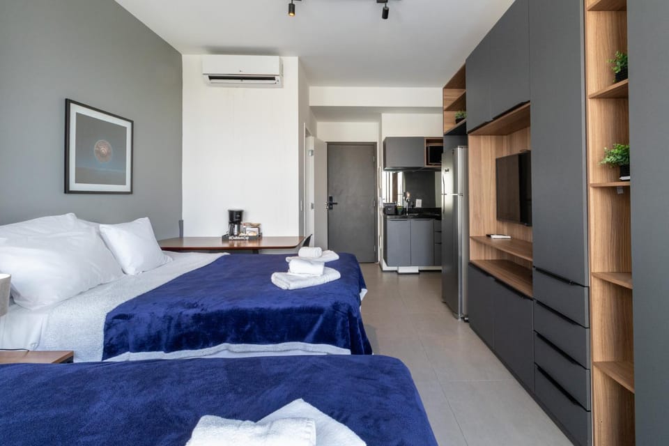 Flat aconchegante ao lado do Allianz com estacionamento Apartment in Sao Paulo City