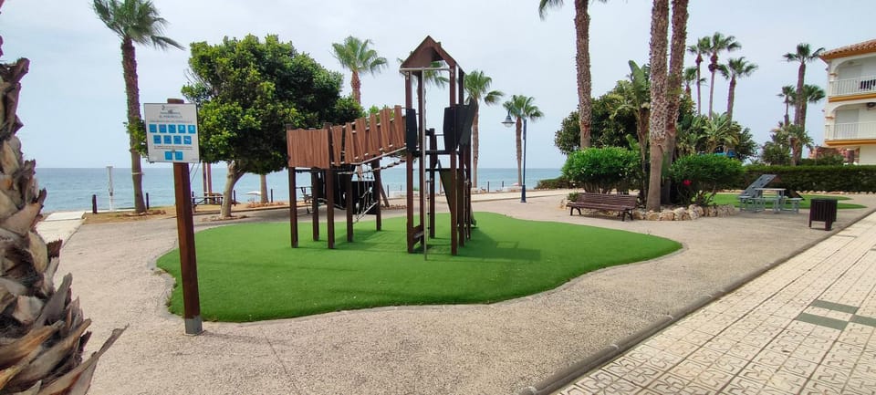 Children play ground, Sea view