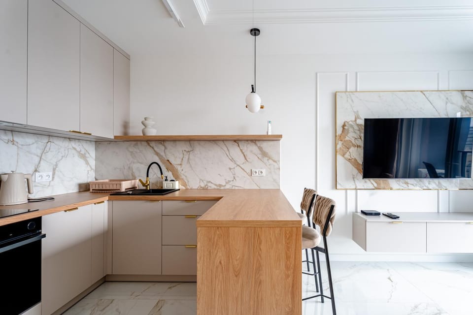 TV and multimedia, Kitchen or kitchenette, dishwasher, stove