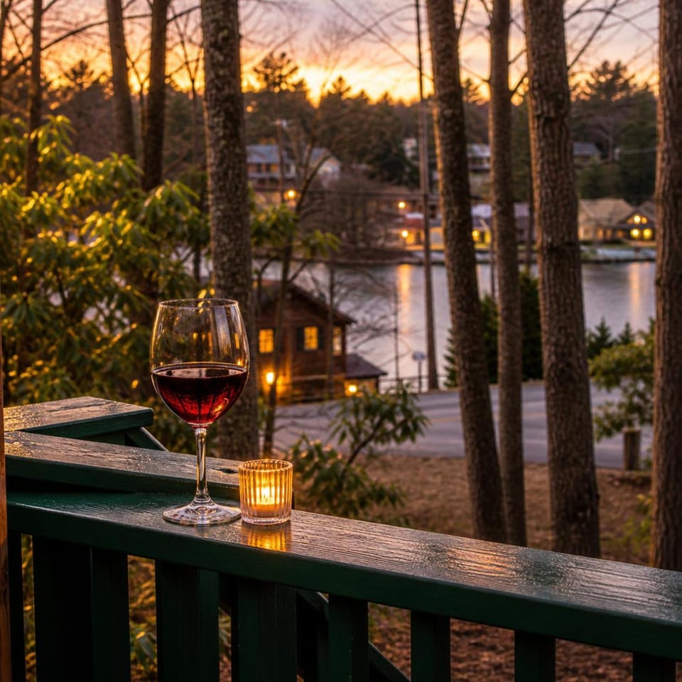 Lakeview Hot Tub Retreat in Lake Harmony House in Hickory Run State Park