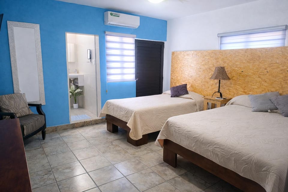 Bed, heating, air conditioner
