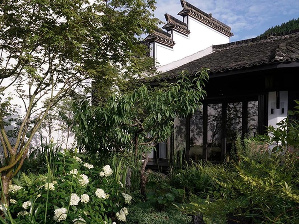 Property building, Garden, Garden view