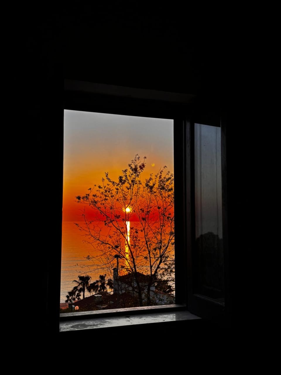 Decorative detail, Sea view, Sunset