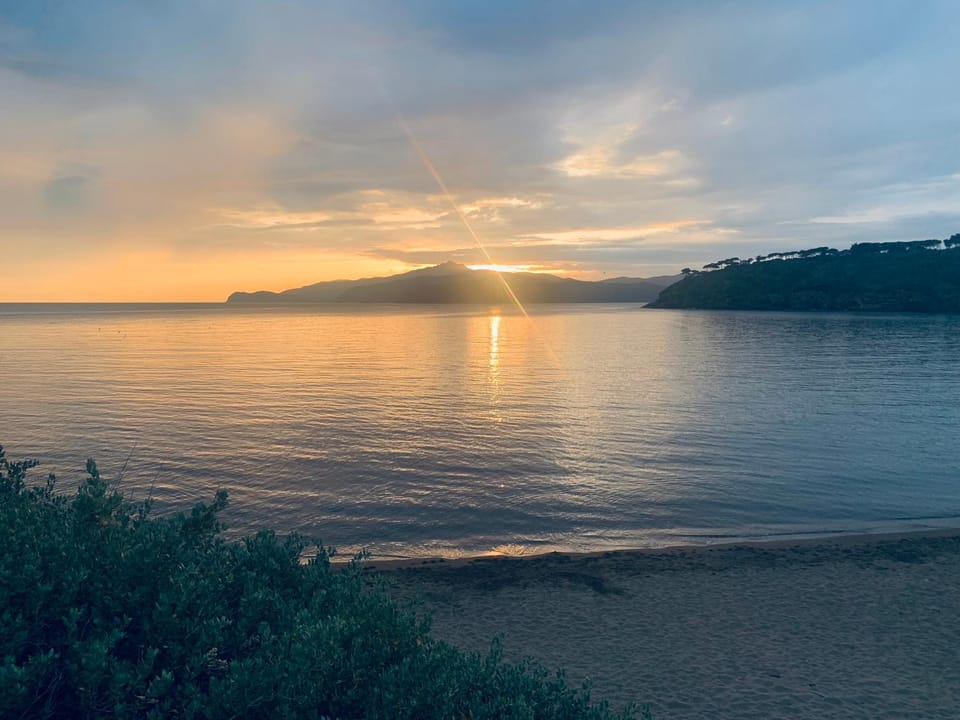 Nearby landmark, Day, Natural landscape, Beach, Mountain view, Sea view, Sunset