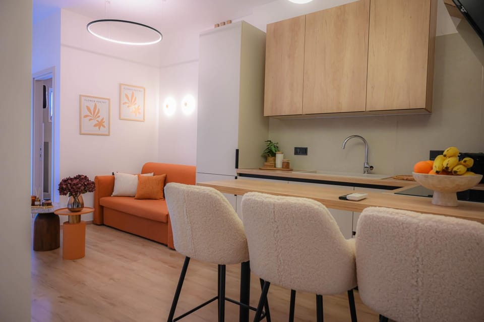 White Luxury Suite Apartment in Pieria, Greece