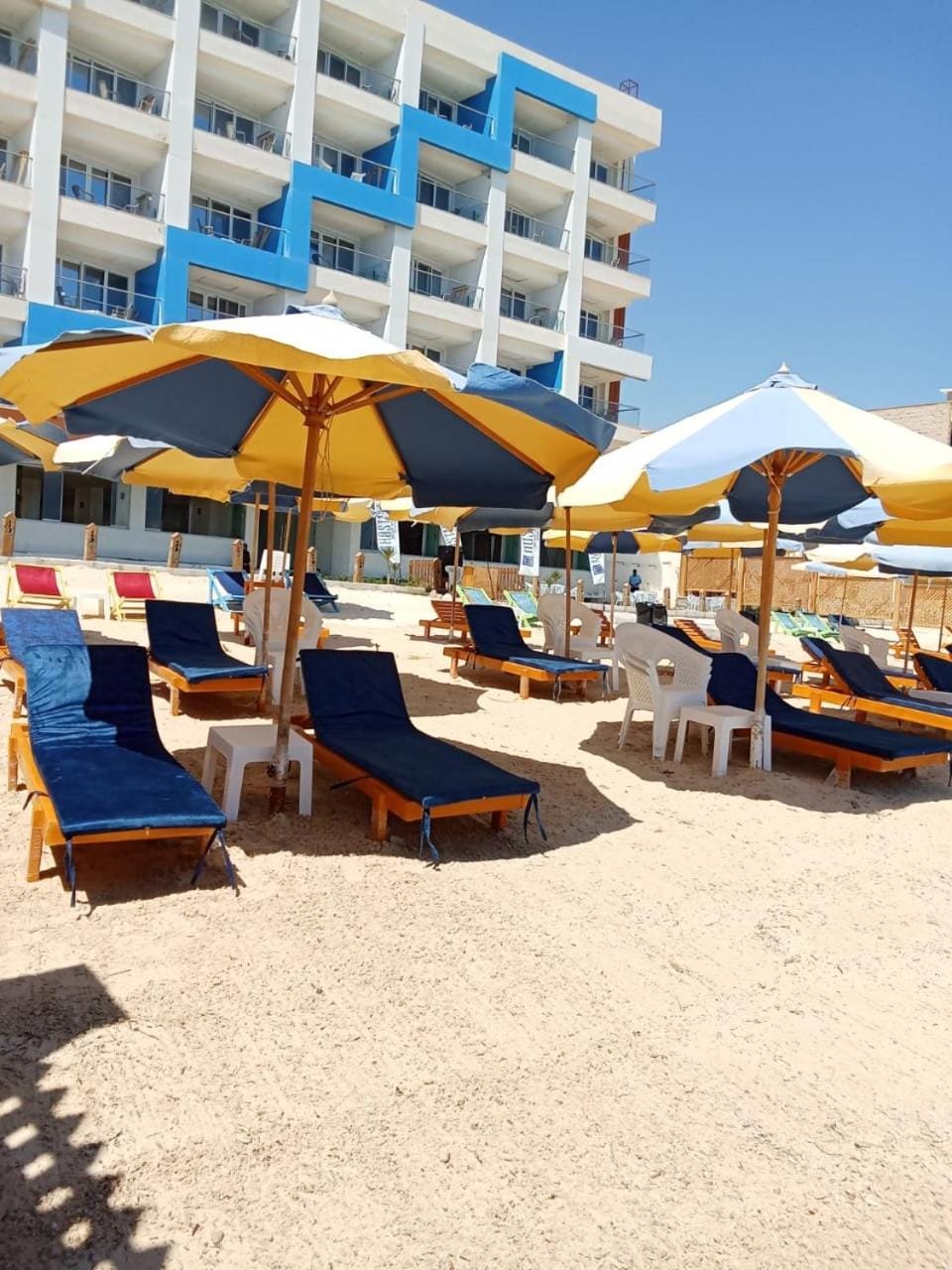 Property building, Beach, sunbed
