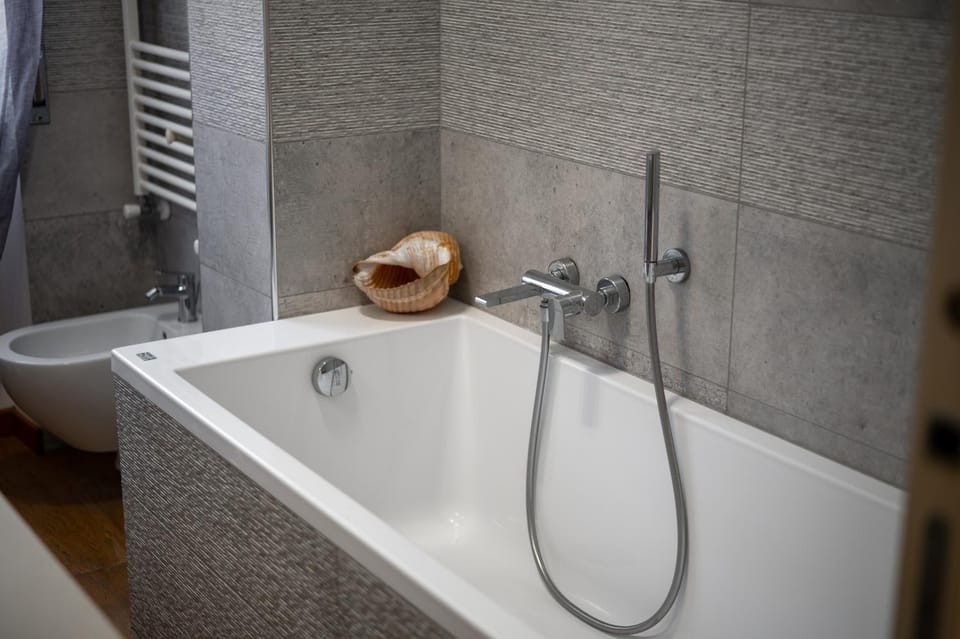 Bathroom, Living room