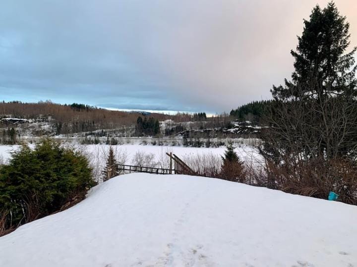 Day, Natural landscape, Winter, Mountain view