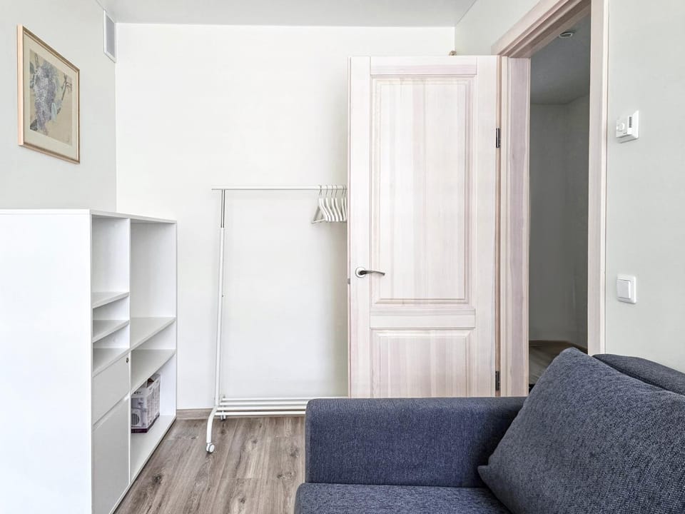 Seating area, wardrobe