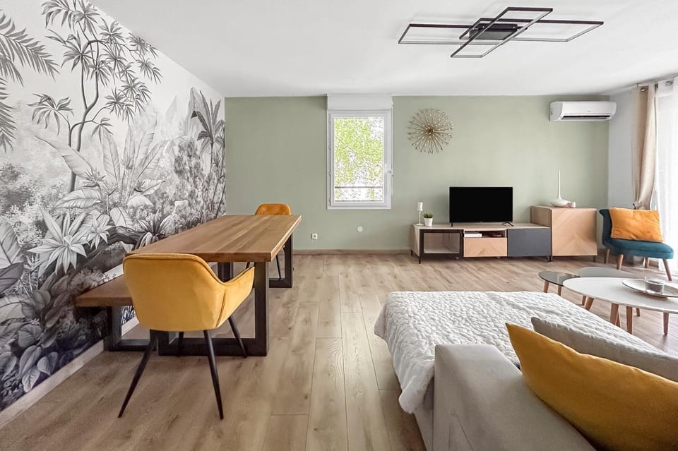 T3 Cosy climatisé à Albi avec Terrasse, & Parking Apartment in Albi