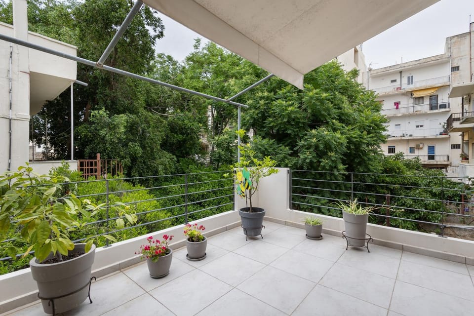 Spring, Garden, Balcony/Terrace, Garden view