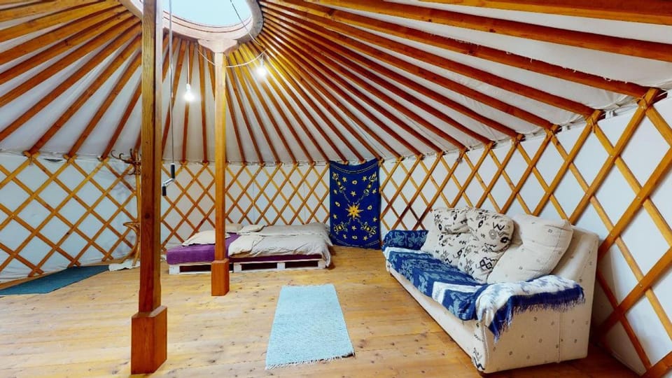Jurta na Krupinskej planine Luxury tent in Slovakia