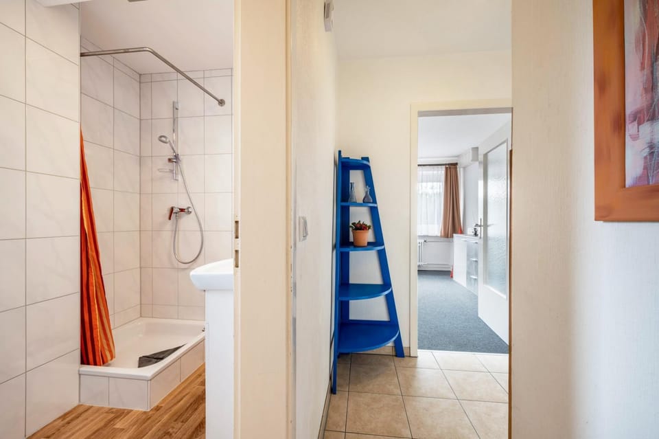 Bathroom, Living room