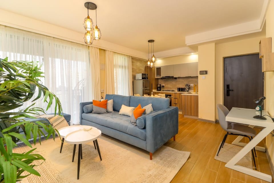 stunning two bedroom apartment with heated swimming pool fully equipped gym ample parking space and a relaxing rooftop with breathtaking views Apartment in Nairobi