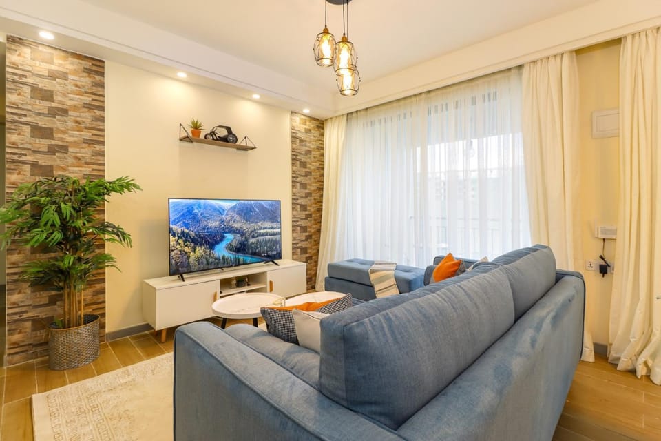 stunning two bedroom apartment with heated swimming pool fully equipped gym ample parking space and a relaxing rooftop with breathtaking views Apartment in Nairobi