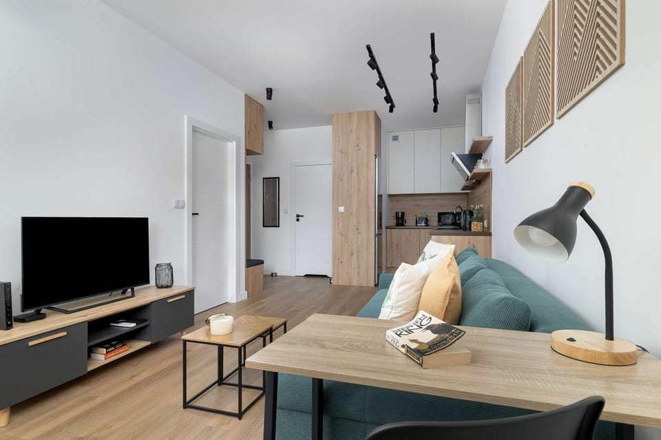 Kitchen or kitchenette, Living room, Seating area