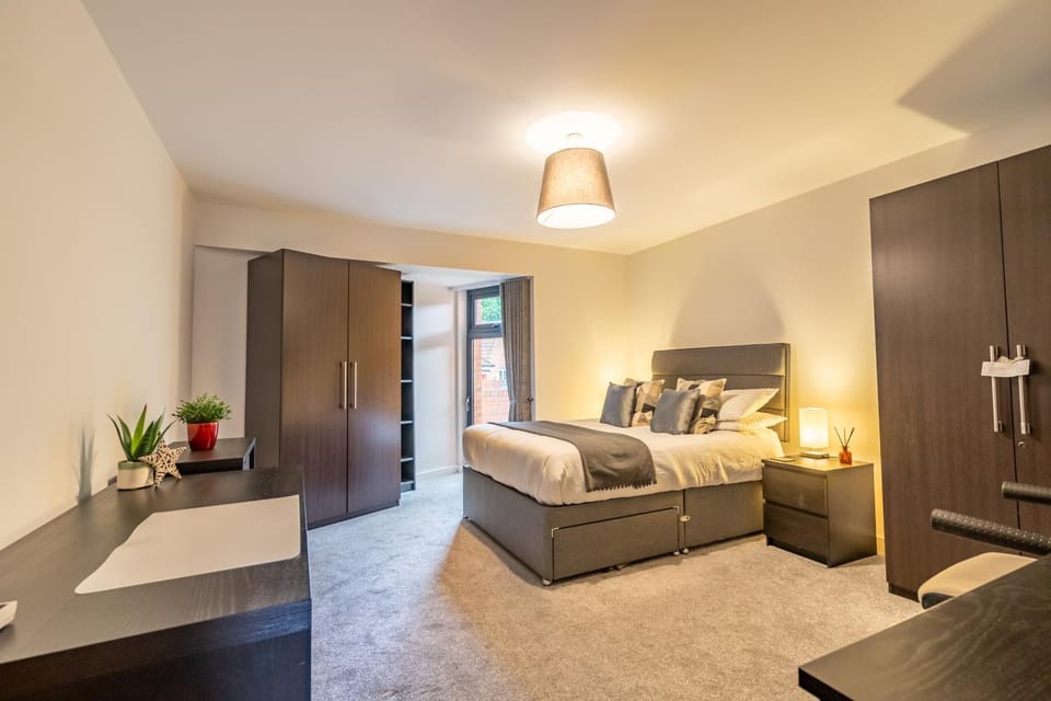 Bed, Bedroom, wardrobe