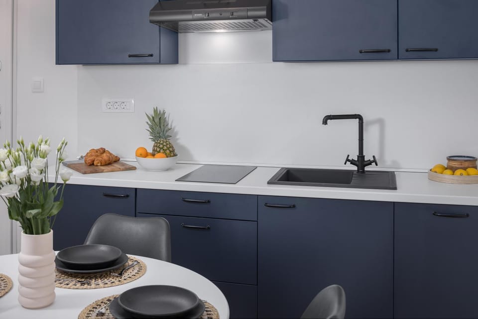 Kitchen or kitchenette, Decorative detail, stove