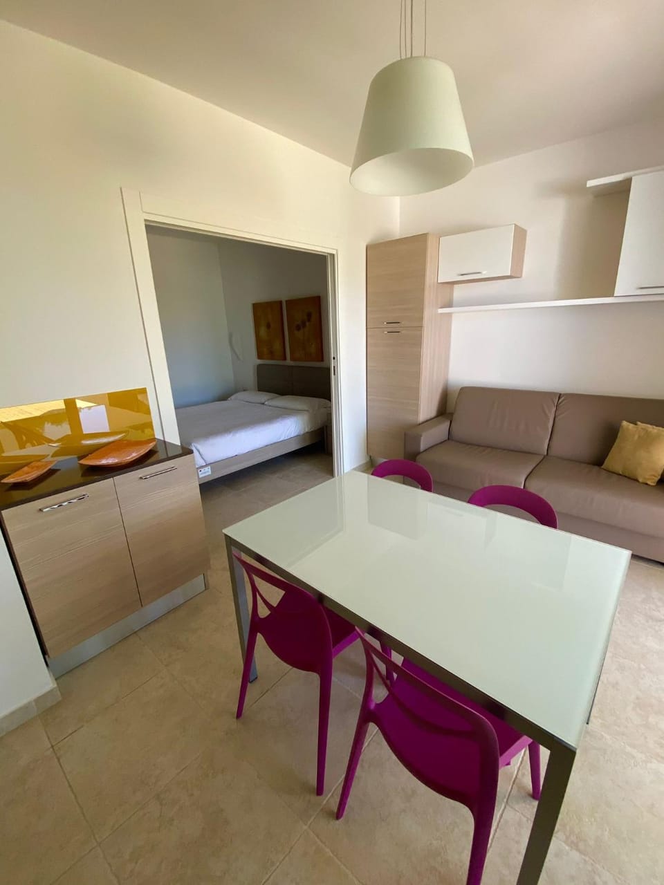 Kitchen or kitchenette, Living room