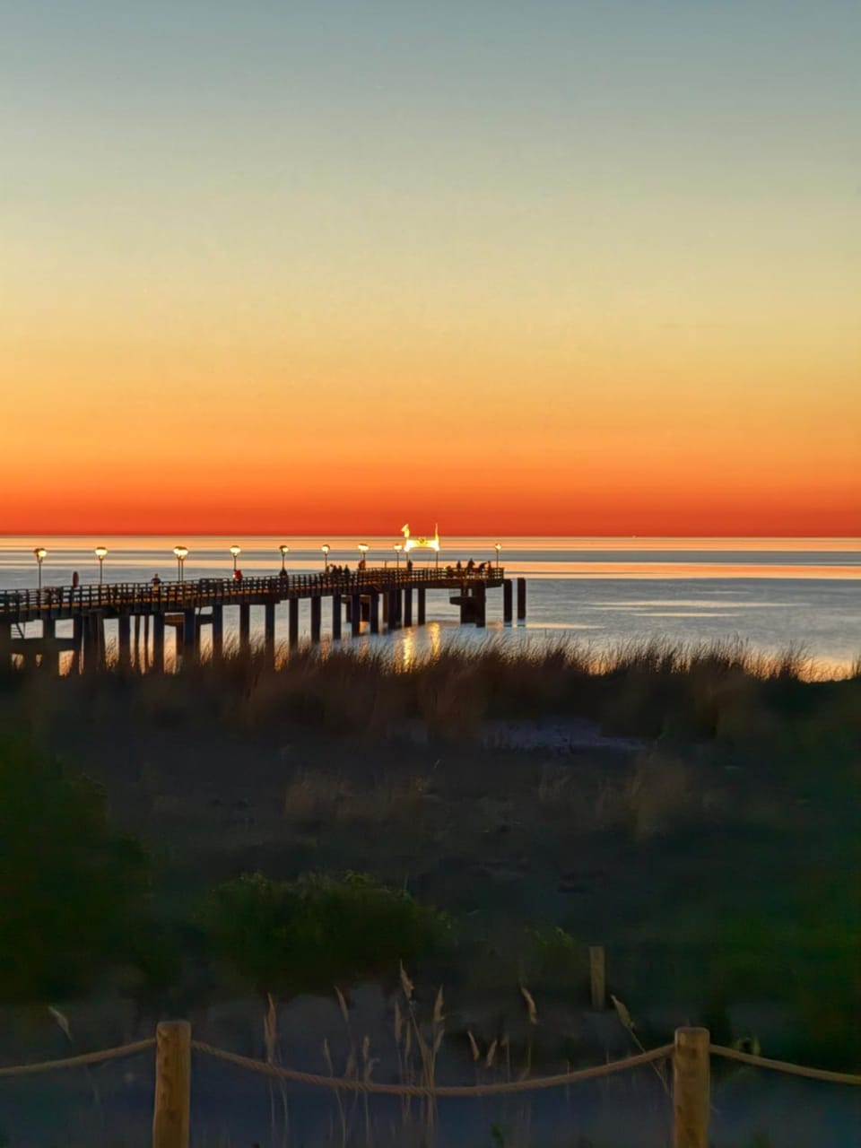 Natural landscape, Sea view, Sunset