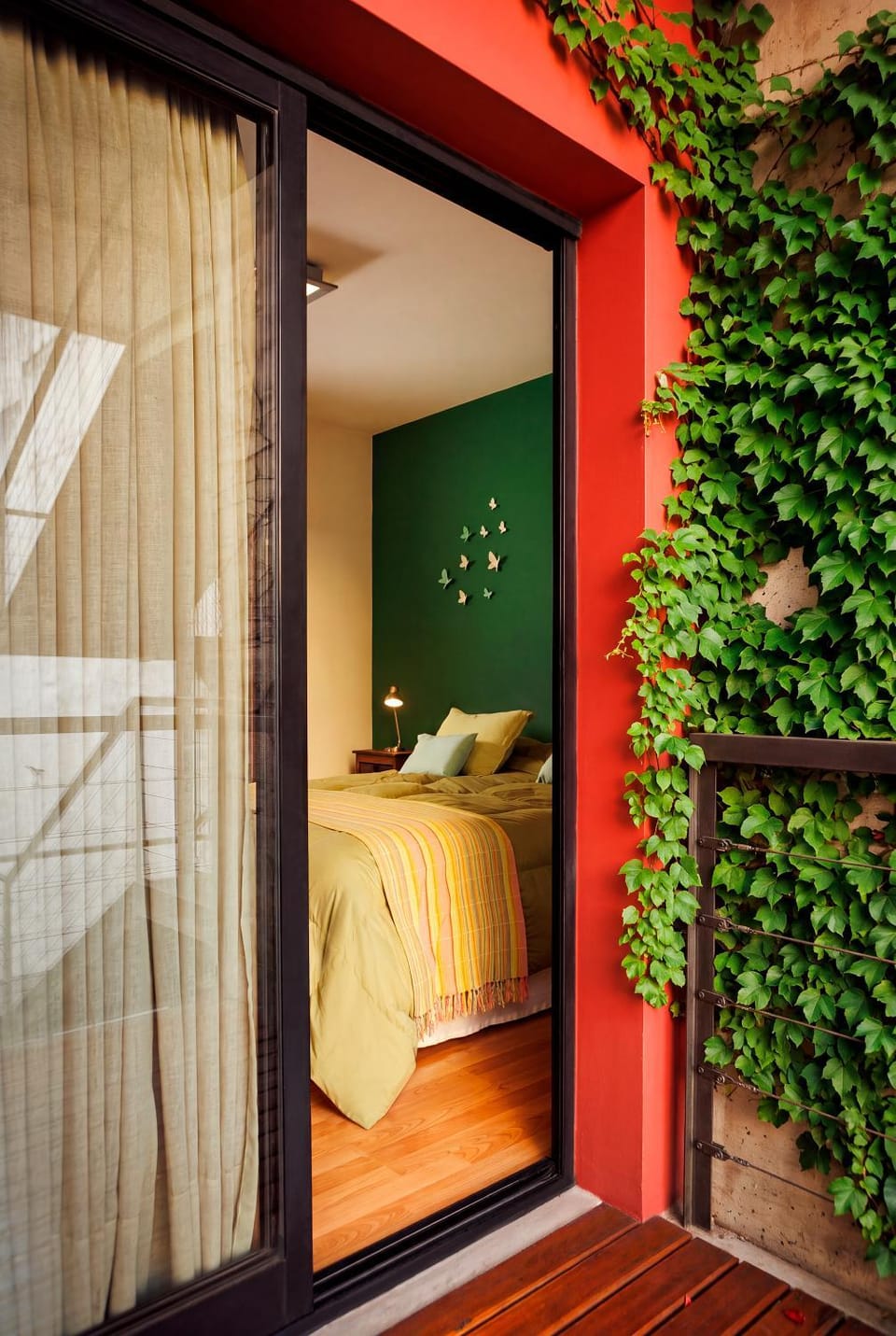 Patio, Balcony/Terrace, Bedroom, Garden view