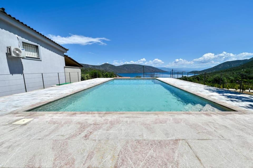 Natural landscape, Mountain view, Pool view, Sea view, Swimming pool, sunbed