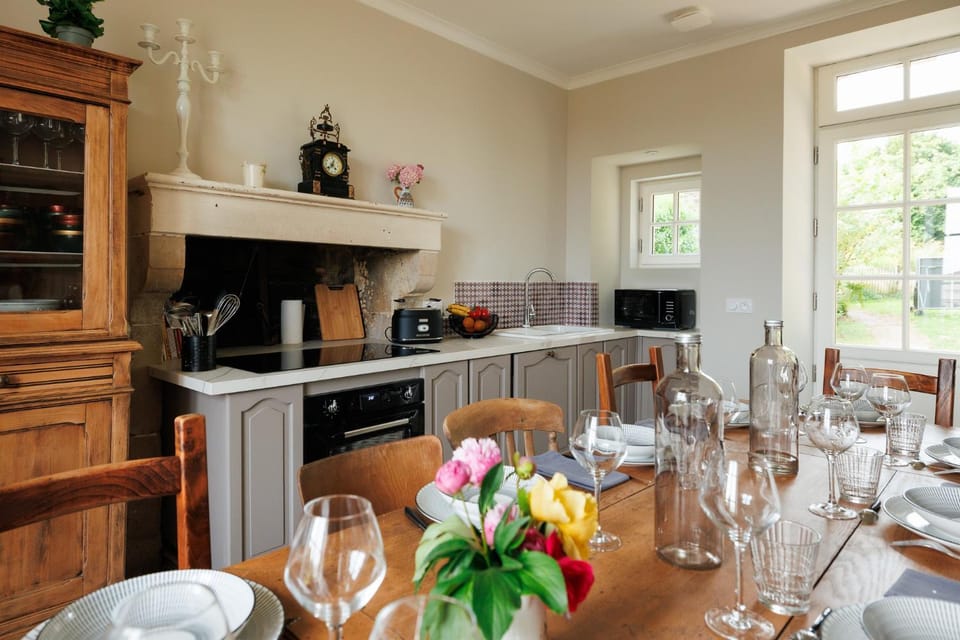 Communal kitchen, stove, kitchen