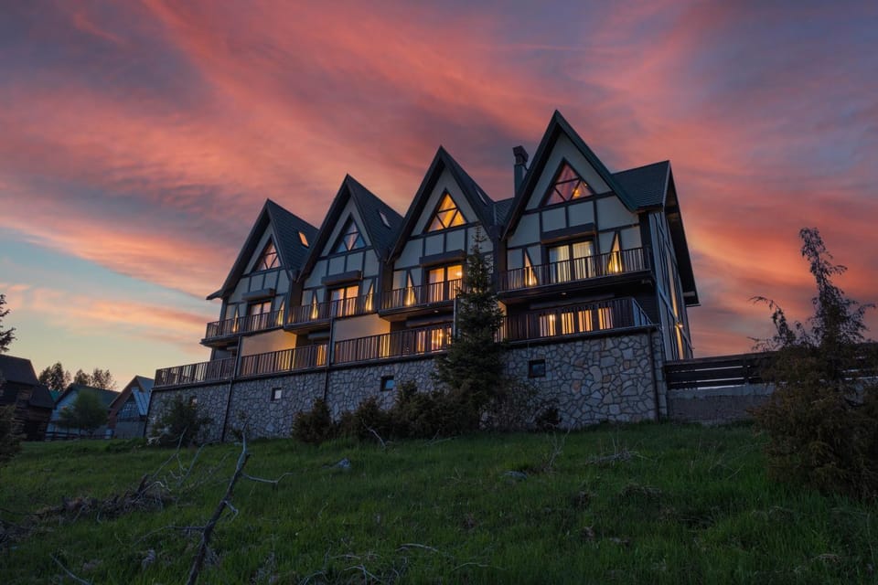 Property building, Sunset