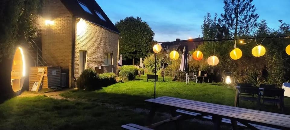 Night, Garden, Garden view