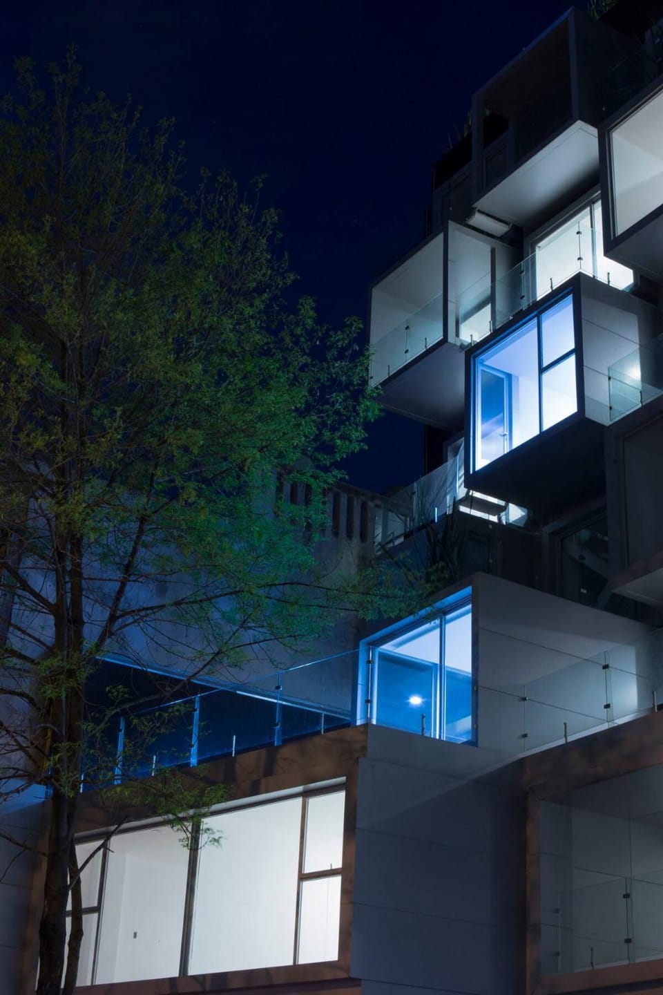 Property building, Night, View (from property/room), Balcony/Terrace