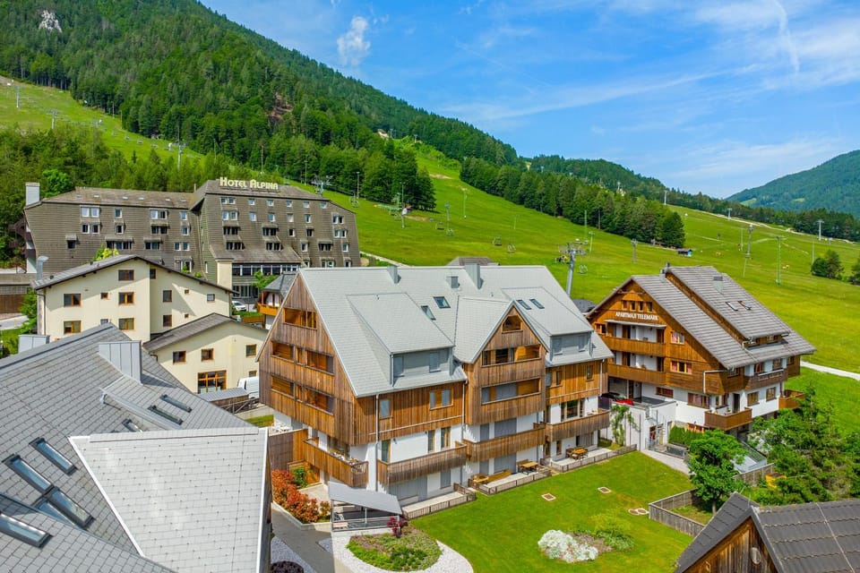 Property building, Natural landscape, Bird's eye view